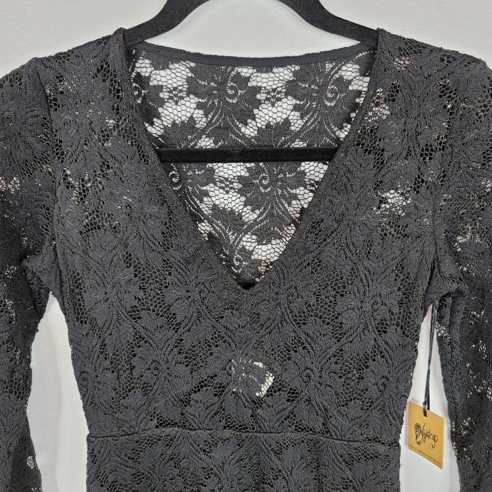 Nightcap x Carisa Rene Deep V Cutout Dress NWT - Picture 4 of 7